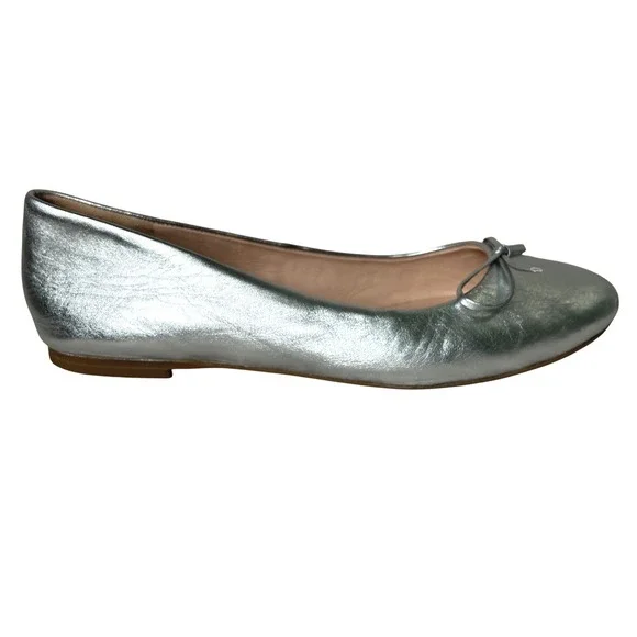 Womens Shoes Silver Flat Shoes Size Crew Shoes J Crew Silver